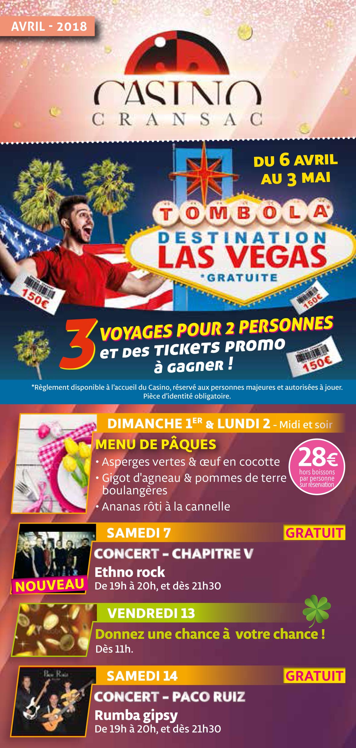 Animations au casino Animations au casino