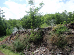 La montagne qui brûle