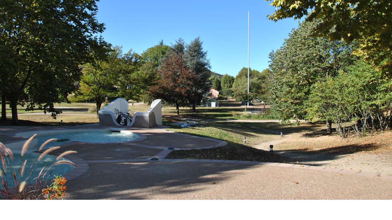 Le parc thermal, coeur de la cité